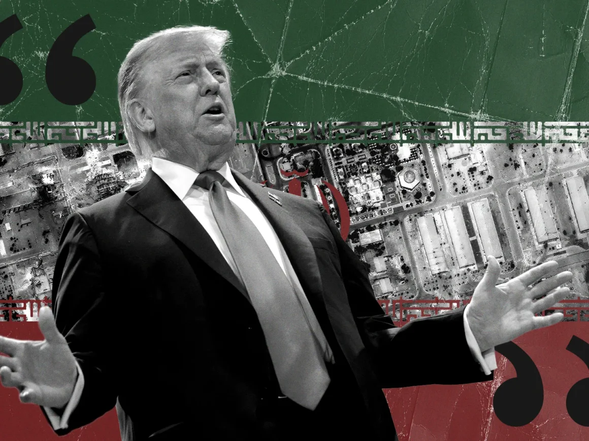 Trump Iran war semantics